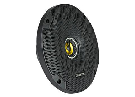 5.25" Coaxial Speakers, 75W : Kicker 46CSC54 front side view with grille.