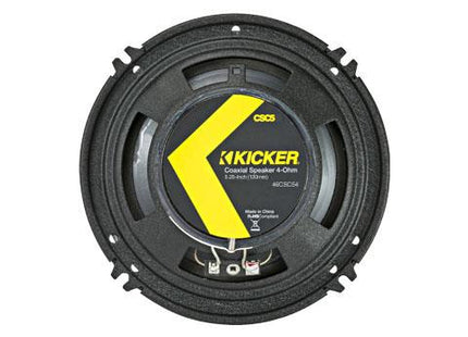 5.25" Coaxial Speakers, 75W : Kicker 46CSC54 back side.