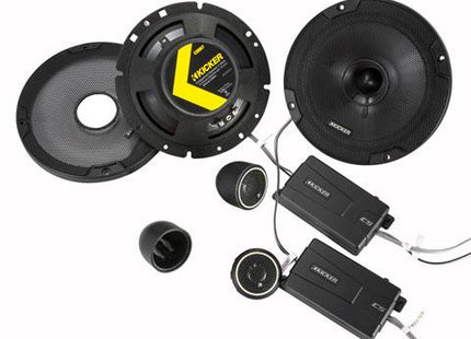 Kicker 46CSS674 : 100-Watt Component Speakers Six-3/4" Drivers