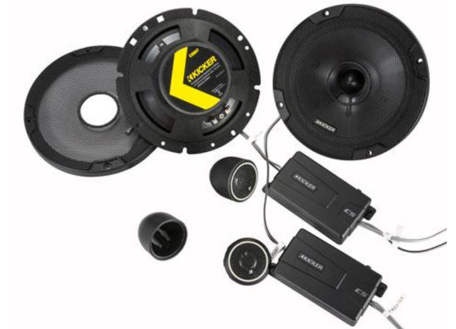 Kicker 46CSS674 : 100-Watt Component Speakers Six-3/4" Drivers