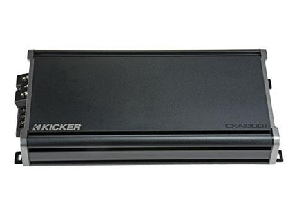 Mono 1800W Amplifier @ 2Ω, or 900W @ 4Ω : Kicker 46CXA18001t top side.
