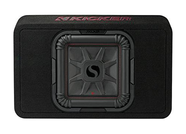 10" 500W Thin Subwoofer Enclosure, 2Ω or 4Ω : Kicker 46TL7T10