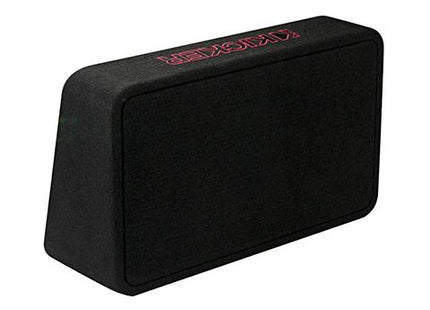 Kicker 46TL7T10 : 10-Inch Thin Loaded Subwoofer Enclosure, 500-Watts RMS, 2-Ohm or 4-Ohm Impedance, back side.