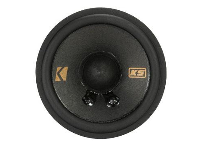 Kicker 47KSC2704 : 2-3/4" Coaxial Speaker Drivers, 50-Watt RMS, top side view.