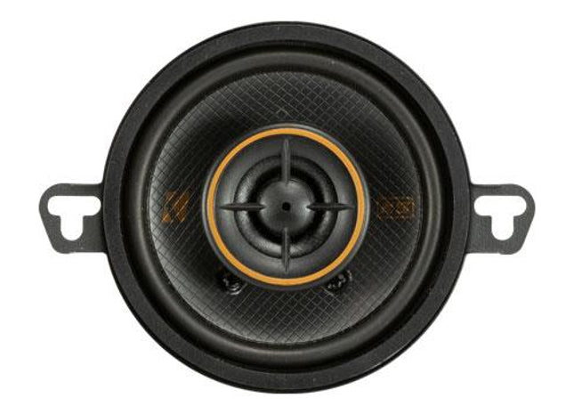 3.5" 50W Coaxial Speakers : Kicker 47KSC3504 front side.