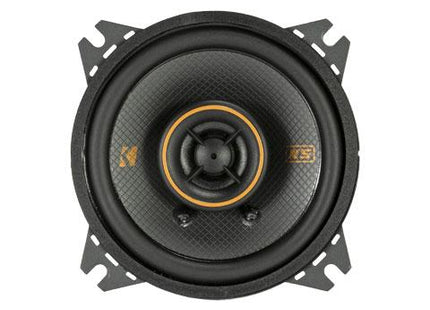 4" 75W Coaxial Speakers : Kicker 47KSC404 front side.