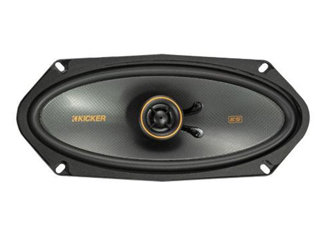 4x10" 75W Coaxial Speakers : Kicker 47KSC41004 front side.