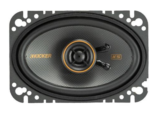 4x6" 75W Coaxial Speakers : Kicker 47KSC4604