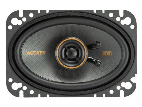 4x6" 75W Coaxial Speakers : Kicker 47KSC4604
