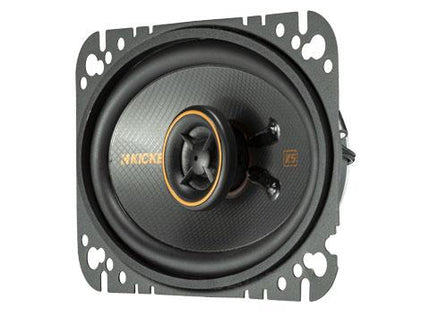 4x6" 75W Coaxial Speakers : Kicker 47KSC4604 front side view.