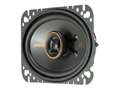 4x6" 75W Coaxial Speakers : Kicker 47KSC4604 front side view.