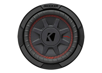 Kicker 48CWRT67 : 150W 6.75" Thin Subwoofer Driver, 1Ω or 2Ω Dual Voice Coil