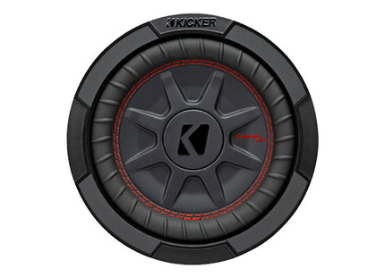 Kicker 48CWRT8 : 300W 8" Thin Subwoofer Driver, 2Ω or 4Ω Dual Voice Coil