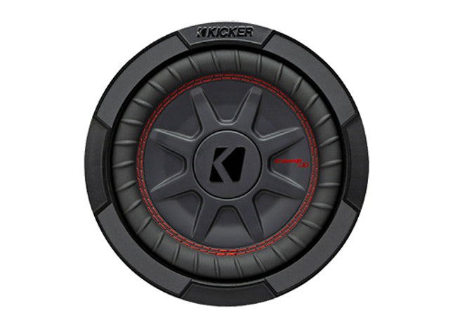 Kicker 48CWRT8 : 300W 8" Thin Subwoofer Driver, 2Ω or 4Ω Dual Voice Coil