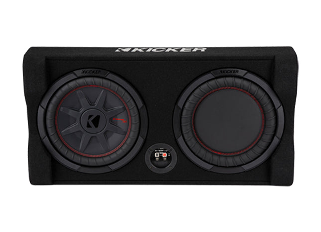 Kicker 48TRTP102 : 400W Dual 10" Thin Subwoofer Enclosure