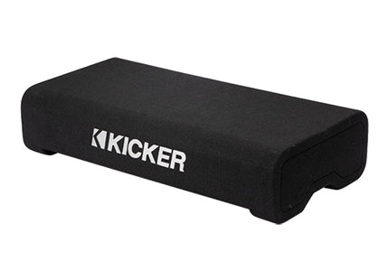 Kicker 48TRTP82 : 300W Dual 8" Thin Subwoofer Enclosure, right side.
