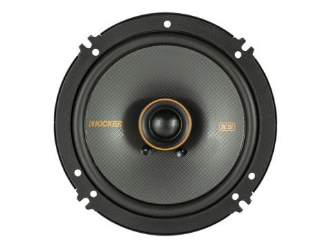 Kicker 51KSC6504 : 6.5" 100W RMS Coaxial Speakers.