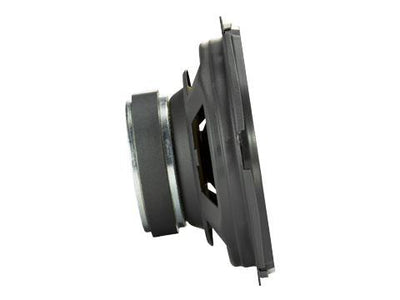 Kicker 51KSC6804 : Six-by-Eight-Inch Coaxial Speaker Drivers, 75-Watt RMS, side view.