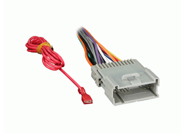 Metra 70-2003 : Radio Replacement Wiring Harness, 1998-2008 GM Kia Toyota (Amplified & Non-Amplified)