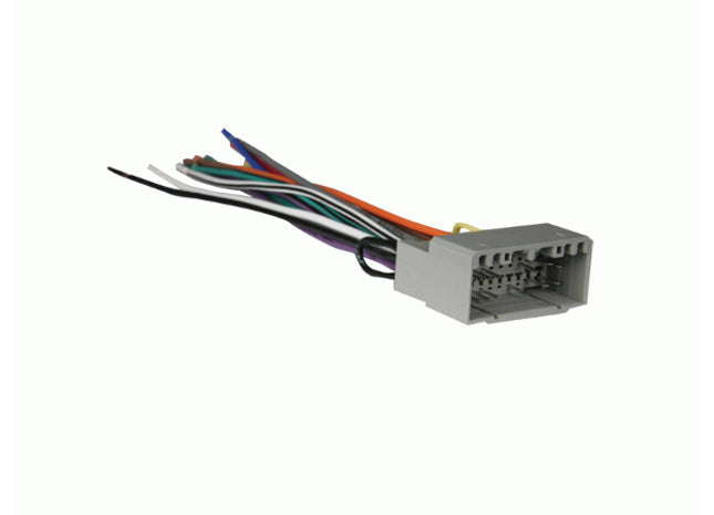 Metra 70-6502 : Radio Replacement Wiring Harness, 2002-2010 Chrysler Dodge Jeep (Amplified & Non-Amplified)