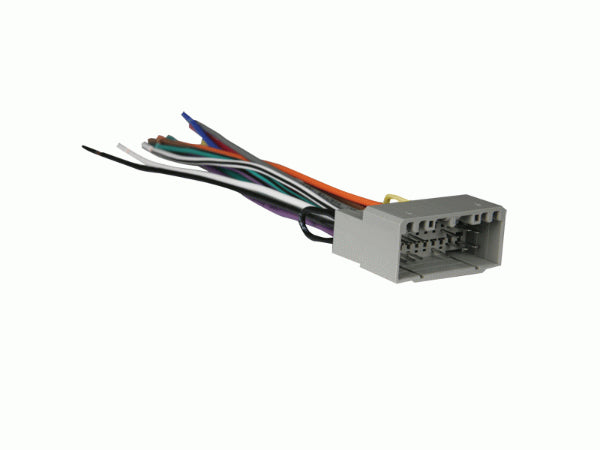 Metra 70-6502 : Radio Replacement Wiring Harness, 2002-2010 Chrysler Dodge Jeep (Amplified & Non-Amplified)