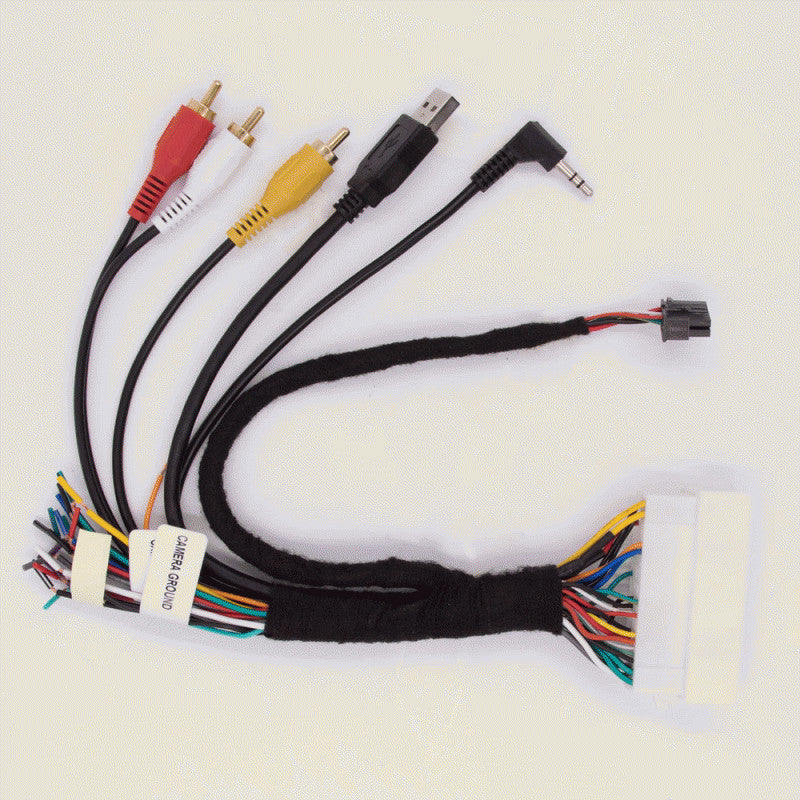 Metra 70-7307 : Radio Replacement Wiring Harness, top view.