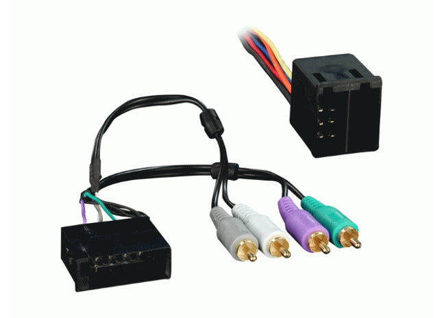 Metra 70-9400 : Amplified Radio Replacement Wiring Harness, 1980-2005 Land-Rover Discovery