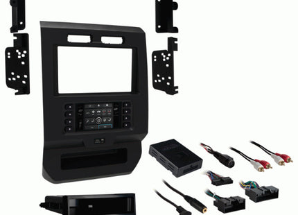 Metra 99-5834CH : DIN or DDIN Radio Replacement Dash Kit, 2015-2020 Ford F-Series (Non-Amplified)