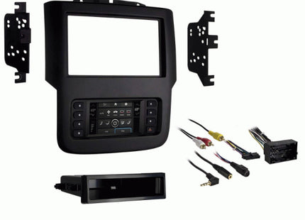 DIN or DDIN-Size Head-Unit Replacement Dash-Kit for Select 2013-2017 RAM Vehicles