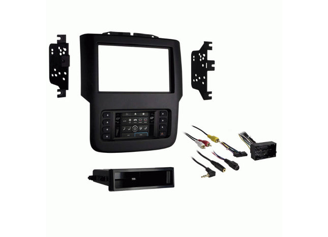 DIN or DDIN-Size Head-Unit Replacement Dash-Kit for Select 2013-2017 RAM Vehicles