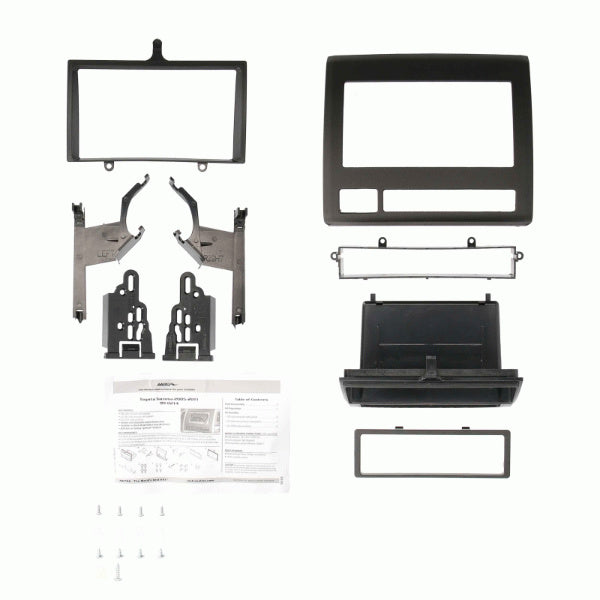 Metra 99-8214TB : DIN or DDIN Radio Replacement Dash Kit, 2005-2011 Tacoma (Textured Black)