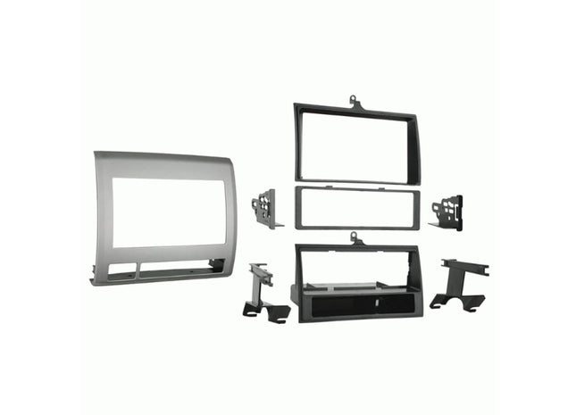 Metra 99-8214TG : DIN or DDIN Radio Replacement Dash Kit, 2005-2011 Toyota Tacoma (Textured Gray)