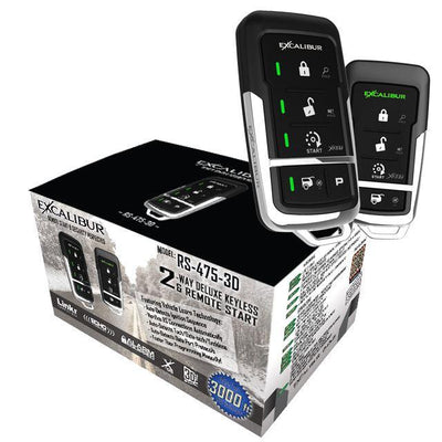 Omega RS-475-3D : 2-Way Multi-Button Remote Start - 3000' Range