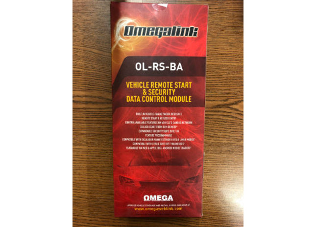 Omegalink OL-RS-BA : Standalone Remote Start System