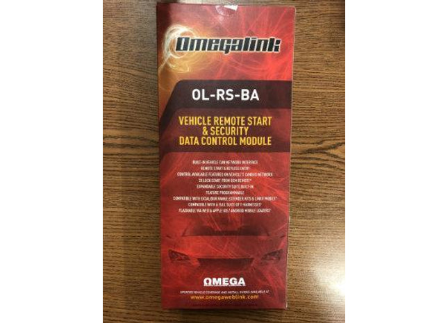 Omegalink OL-RS-BA with Installation : Standalone Remote Start System with T-Harness