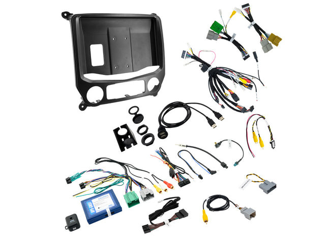Pac Audio SR-GM14H : 10" Radio Replacement Heigh10 Dash Kit, contents.