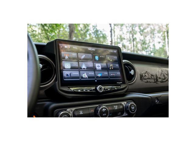 Pac Audio SRK-JW18EH : 10" Radio Replacement Heigh10 Dash Kit, 2018-UP Wrangler-JL & Gladiator-JT (Amplified or Non-Amplified)