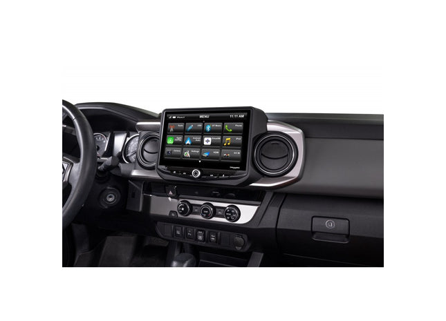 Pac Audio SR-TAC16H : 10" Radio Replacement Heigh10 Dash Kit, 2016-2021 Tacoma (Amplified or Non-Amplified)