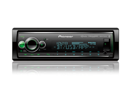 Pioneer MVH-S720BHS : DIN Size BT Mechless Stereo, BT HD-Radio SXM, front view.