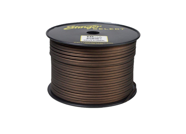 Stinger 18-Gauge Black Single Pair Speaker Cable