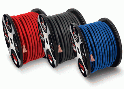 T-Spec V8GT4R100 - 4AWG Power Cable, 100% Copper, Red