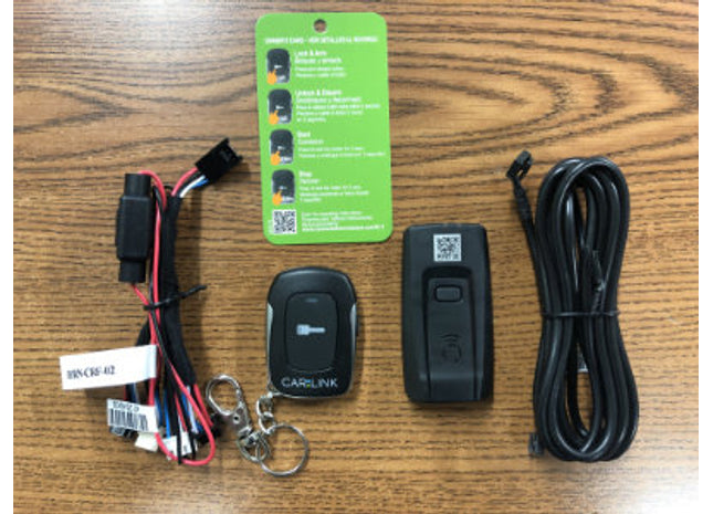 VoxxElectronics ASCLBTLR : SmartControl 1-Button Rechargeable Remote w/CarLink, box contents.