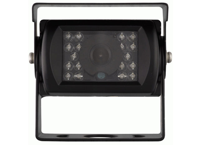 iBeam TE-CCH : Commercial Grade Backup Camera with Sun Visor, front view.