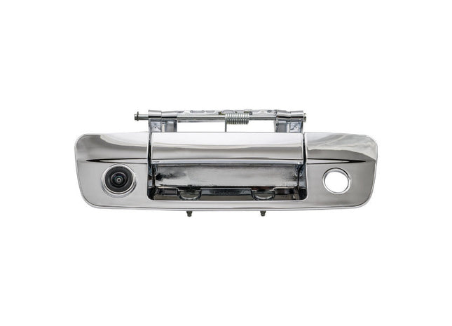 iBeam TE-DGHC : Chrome Tailgate Handle Backup Camera, front side.