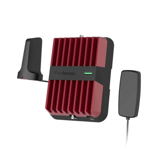 weBoost Drive Reach : 5G Cellular Phone Booster for Passenger Vehicles and Trucks, amplifier and antenna system.